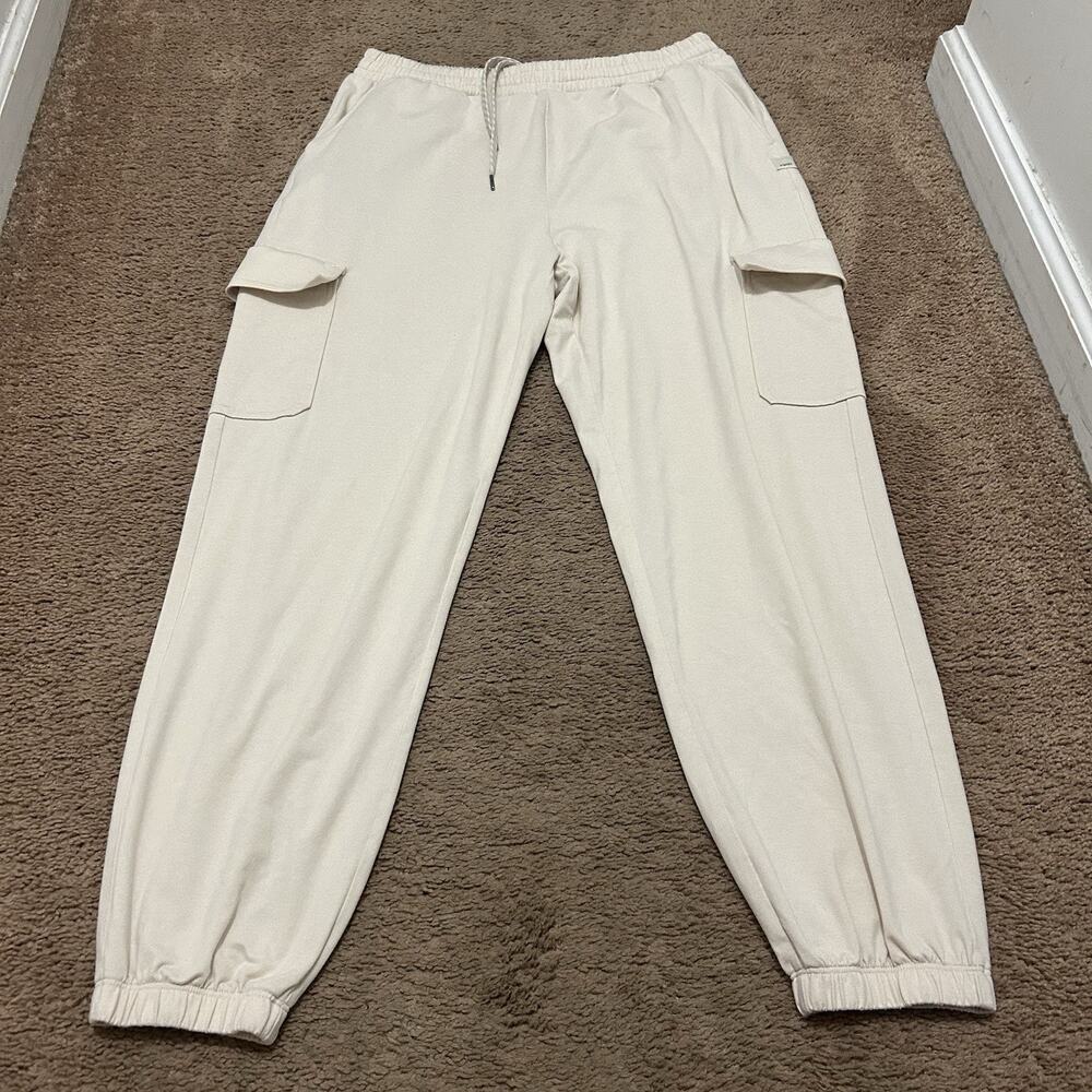 Vuori Cargo Joggers Cream Womens Size Medium
